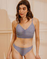 Tanga Corte Láser Azul,CELESTE